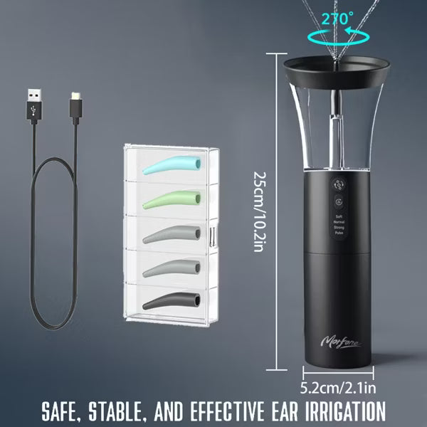 Morfone 4 in 1 Electric Ear Cleaning Kit Ear Cleaner and Ear Canal Irrigation System Perfect as a Gift