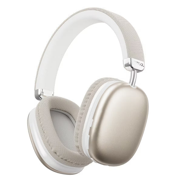 Over-Ear Bluetooth Headphones: 40mm Bass Driver, Bluetooth 5.3 Dual-Mode, 40hr Battery, Comfort Fit Starlight