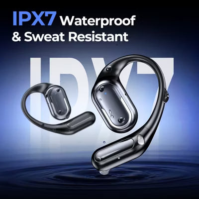 VEATOOL T5 Wireless Earbuds Open Ear Headphone Sport, Bluetooth 5.4 Earbud, 50Hrs Earphone with Earhook, Noise Cancelling Mic