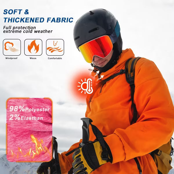 Mysuntown Balaclava Ski Mask,Winter Full Face for Cold Weather Skiing Snowboarding Motorcycle Riding, Warm Windproof UV Protection for Women Men