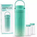 22oz Portable Breast Milk Cooler for Work & Travel, Ice-Free Breastmilk Cooler with 360° Surround Cooling for 24 Hours