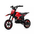 ECOLEAP K2 Kids Electric Dirt Bike, 36V 750W Peak Motor, 19.8 MPH, 18-Mile Range, 3-Speed Modes, Dual Suspension and Disc Brake, Ages 4-10