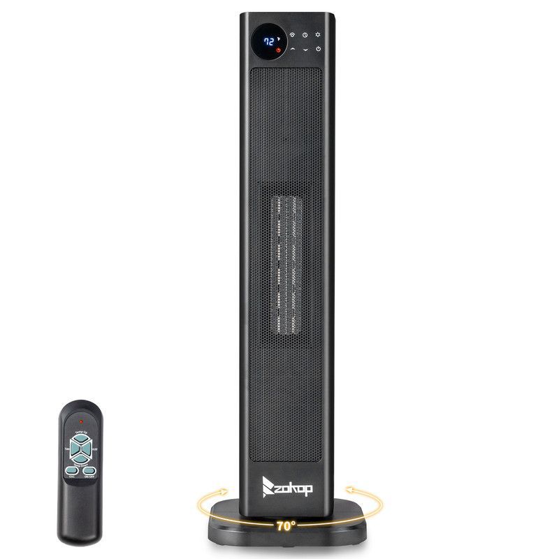Karl Home 1500-Watt 30 in. Electric Tower Space Heater with 3 Heat Settings