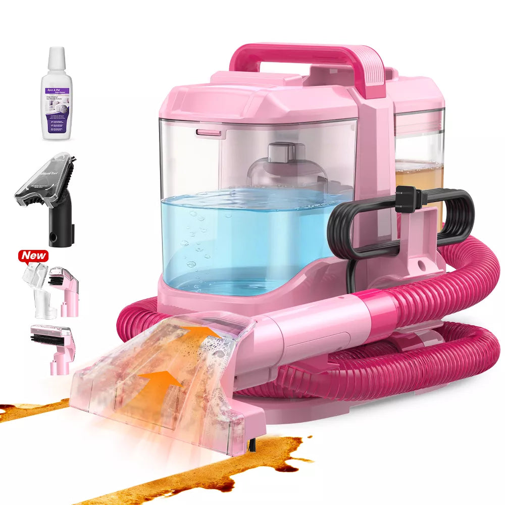 YOMA C9S Portable Carpet & Upholstery Deep Cleaner Machine – Powerful Spot & Stain Remover Formulas for Pets, Stairs, Sofa, Area Rugs, Car Seats