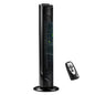Karl Home 34 inch 3 Speeds Oscillating Tower Fan in Black with Remote Control and Timer