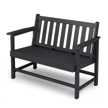 Karl Home | 49 in. 2-Person HDPE Patio Bench
