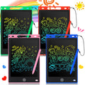 4 Pcs LCD Writing Tablet 8.5 Inch Doodle Board Tablet Drawing Gifts LCD Writing Board Electronic Erasable Reusable Colorful Screen Pad