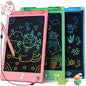 Kinder King LCD Writing Tablet for Kids, 8.8 Inch Drawing Tablet for Boys Girls 3 4 5 6 7 8 Year, 3pcs in 1 Pack Drawing Pad Birthday Christmas Gift for Kid Educational Doodle Board Cute Unicorn Toy